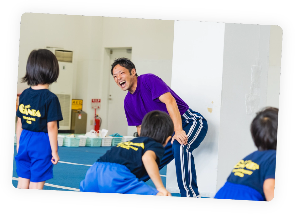 元気よく、楽しいレッスンスタート